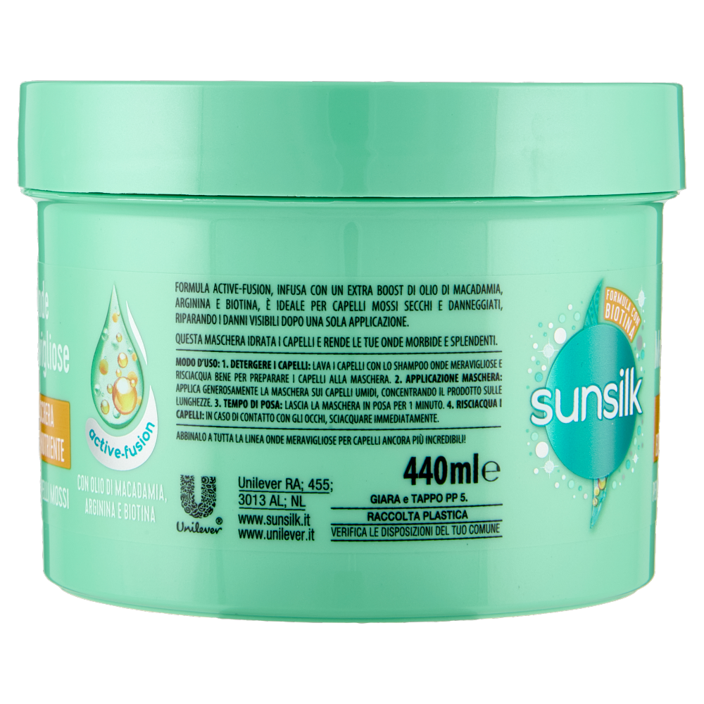 sunsilk Onde Meravigliose Maschera Extra Nutriente per Capelli Mossi 440 ml