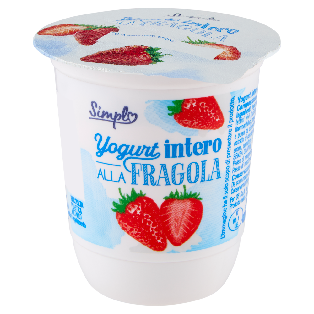 Simpl Yogurt Intero alla Fragola 150 g