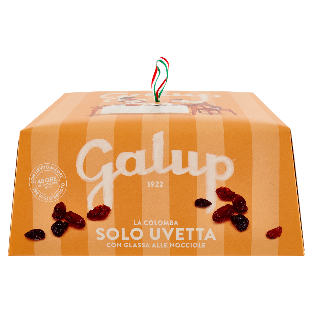 Galup la Colomba Solo Uvetta con Glassa alle Nocciole 750 g