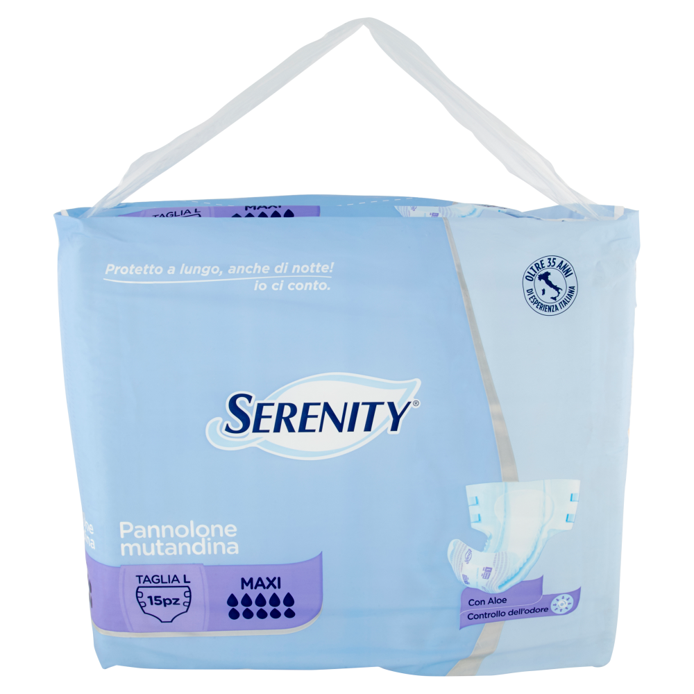 Serenity Pannolone mutandina Maxi Taglia L 15 pz