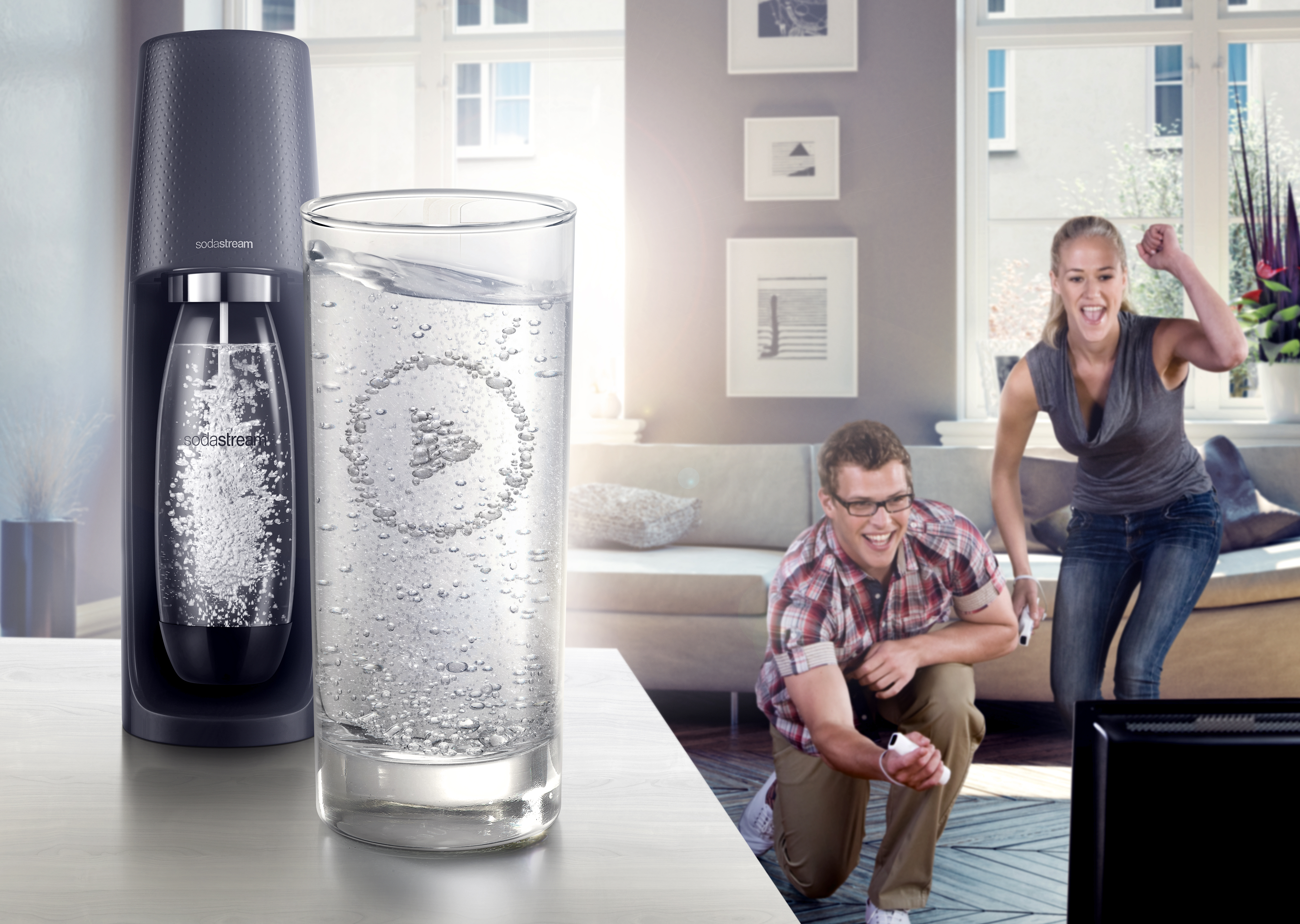 SodaStream Spirit Plastica Nero