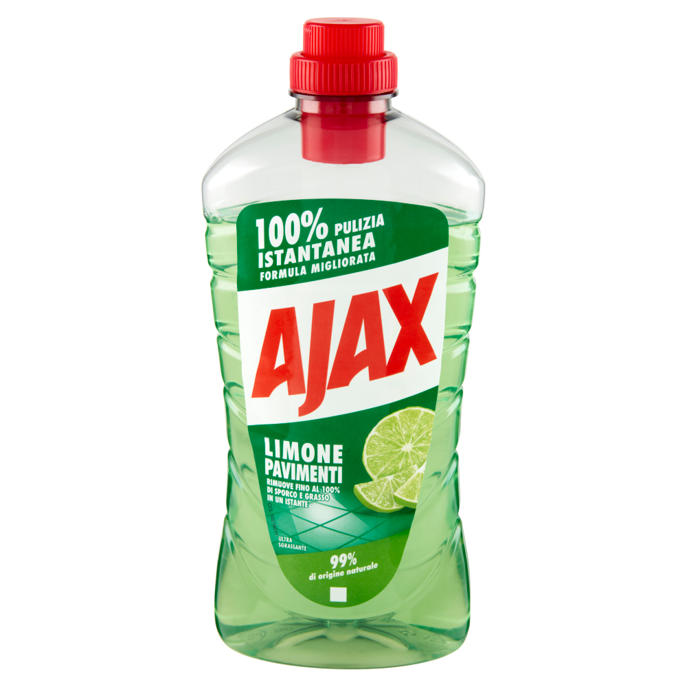 Ajax detersivo pavimenti Limone ultra sgrassante 950 ml