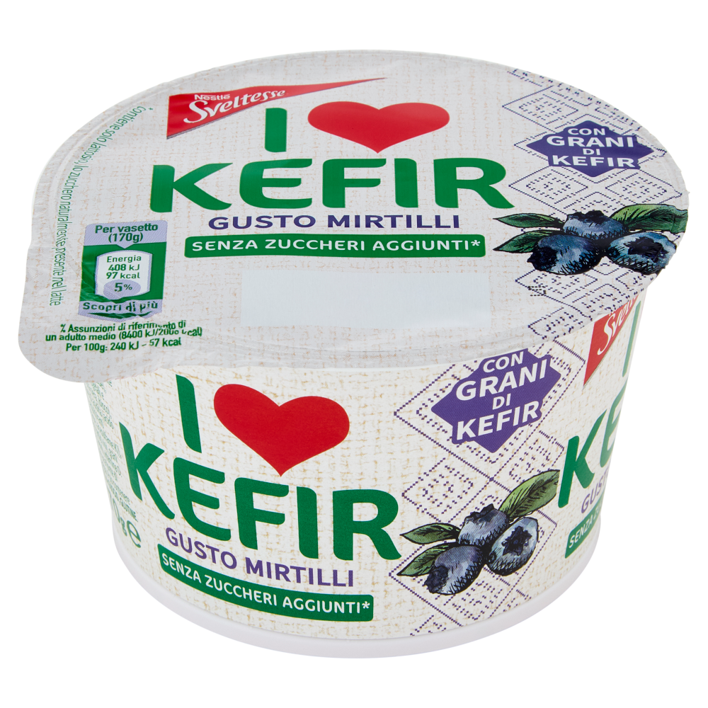 SVELTESSE I love Kefir Pot Mirtillo 1x170g