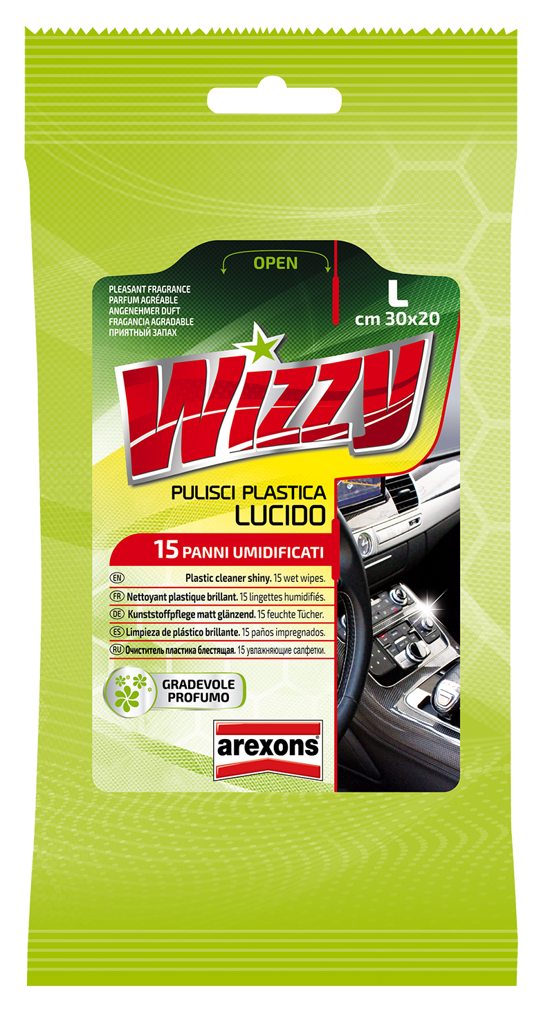 Arexons Panno pulisci plastica wizzy