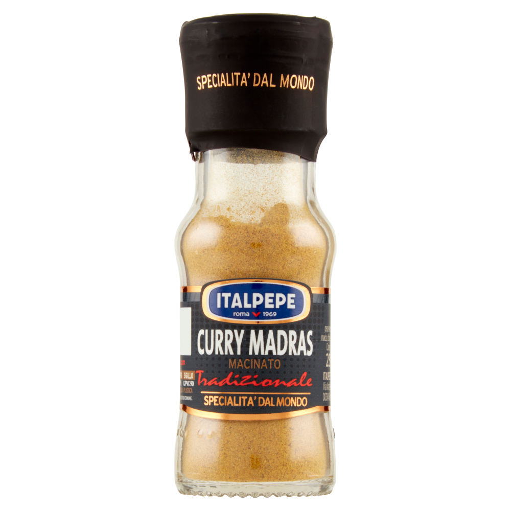 Italpepe Curry Madras Macinato Tradizionale 25 g