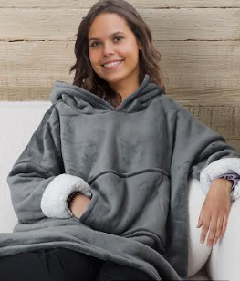 CMP Plaid con cappuccio e maniche