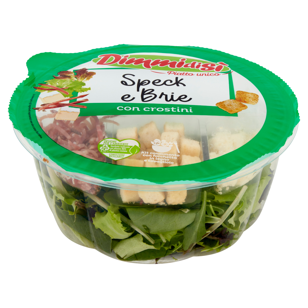 DimmidiS&igrave; Piatto unico Speck e Brie con crostini 120 g