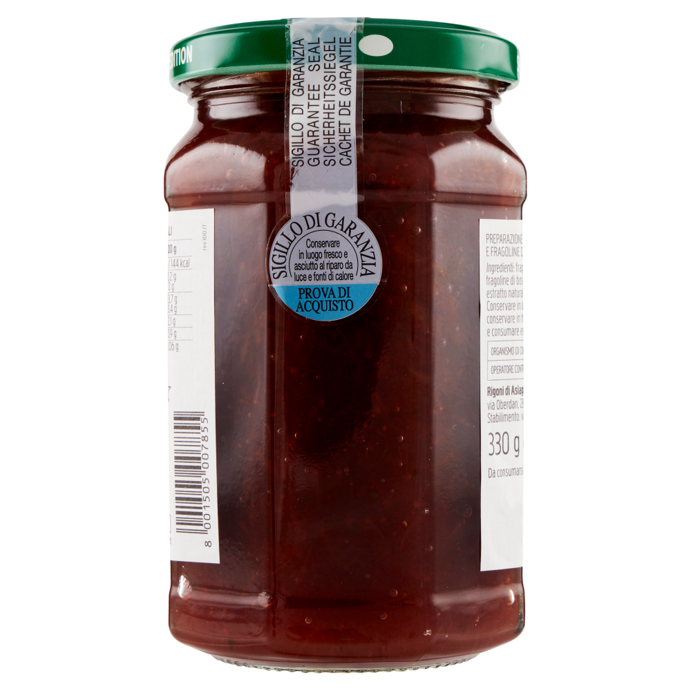 Rigoni di Asiago Fiordifrutta Fragole e fragoline di bosco alla menta bio 330 g