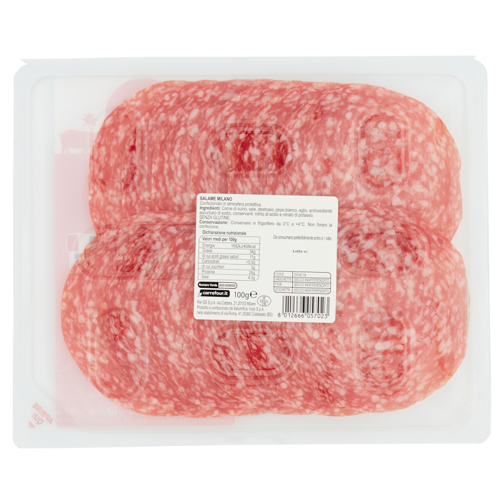 Carrefour Classic Salame Milano 100 g