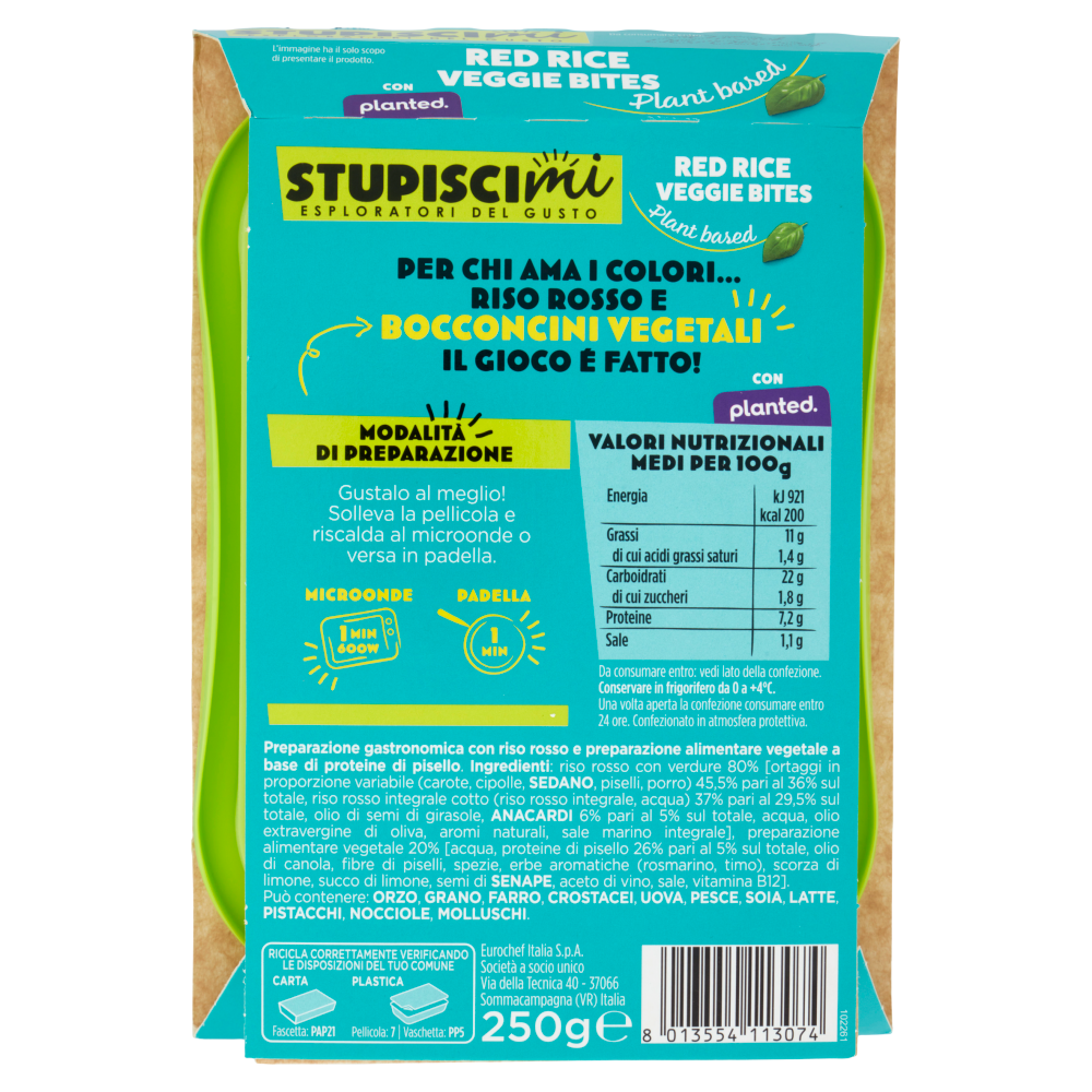 planted. Stupiscimi Red Rice Veggie Bites 250 g