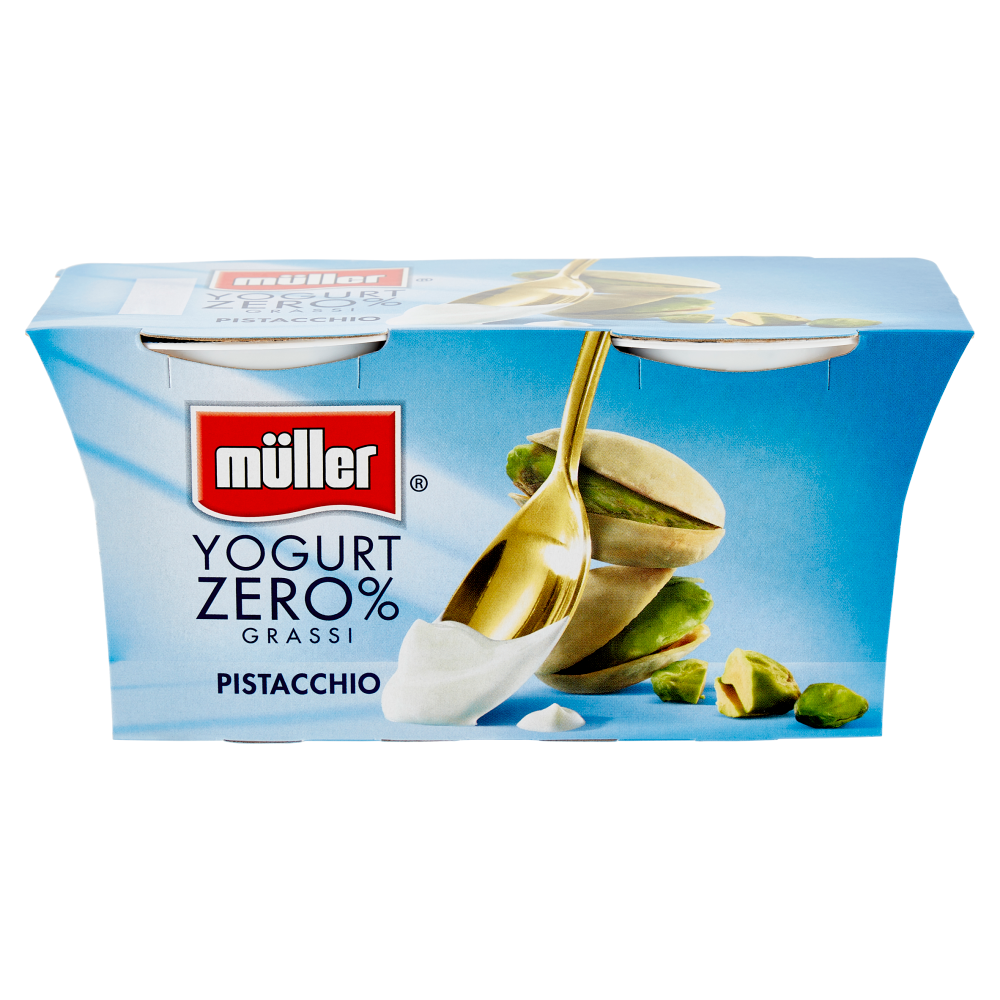 müller Yogurt Zero% Grassi Pistacchio 2 x 125 g