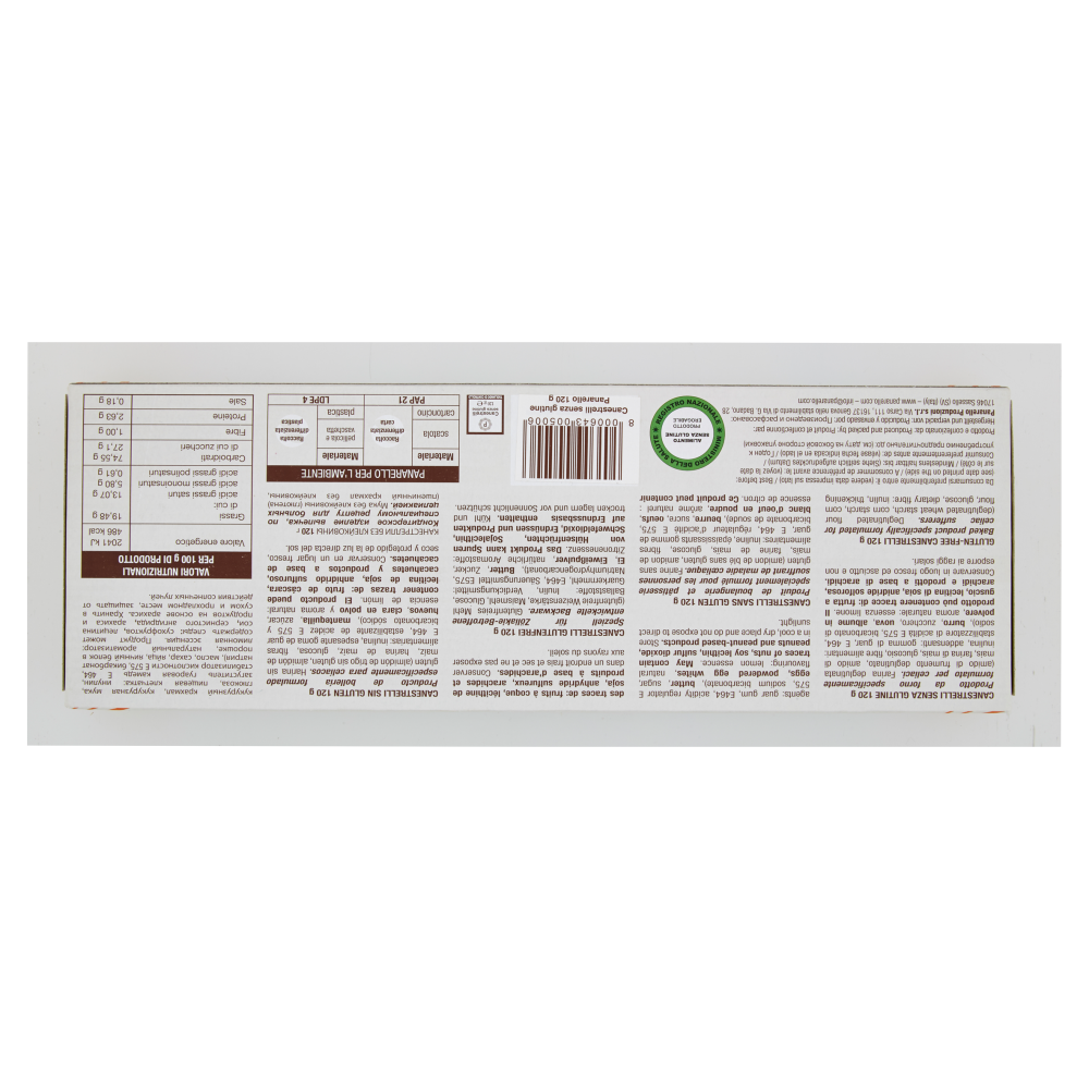 Panarello Gran&ograve; Canestrelli senza glutine 120 g