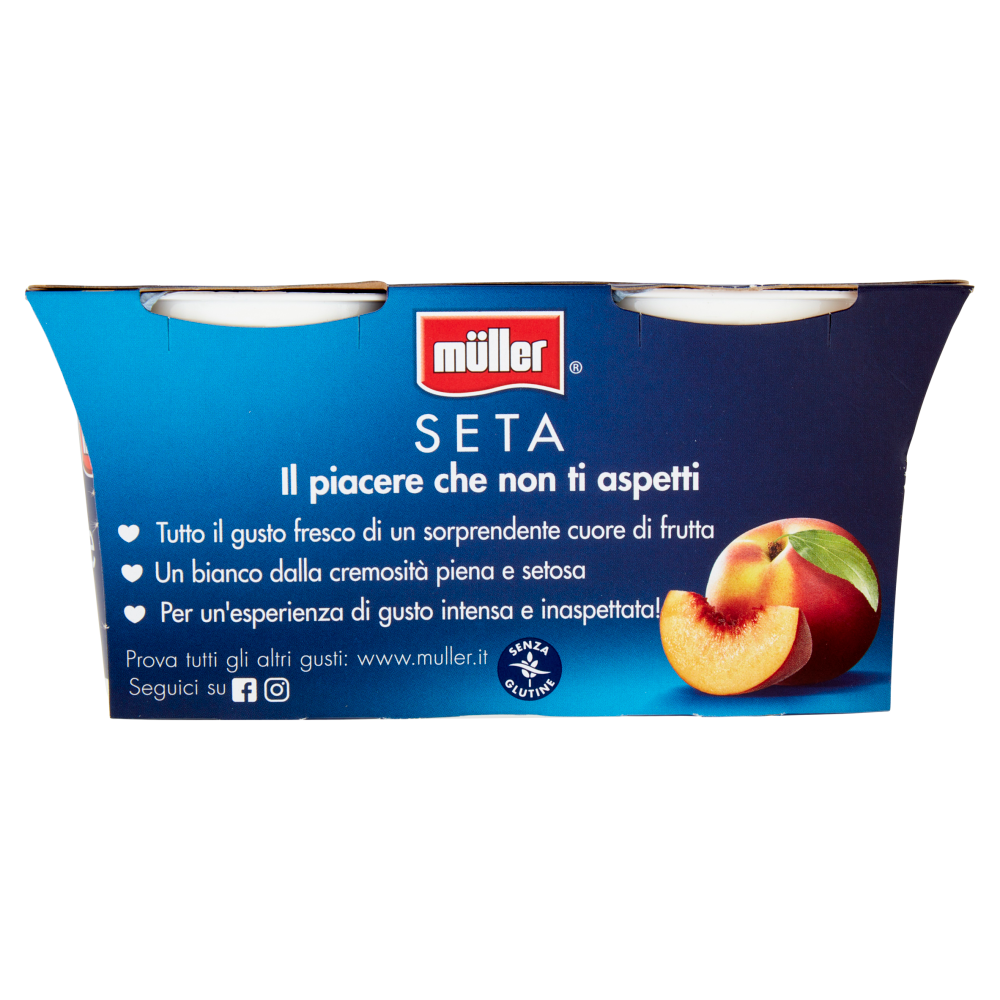 müller Bianco Seta con Cuore di Pesca 2 x 125 g