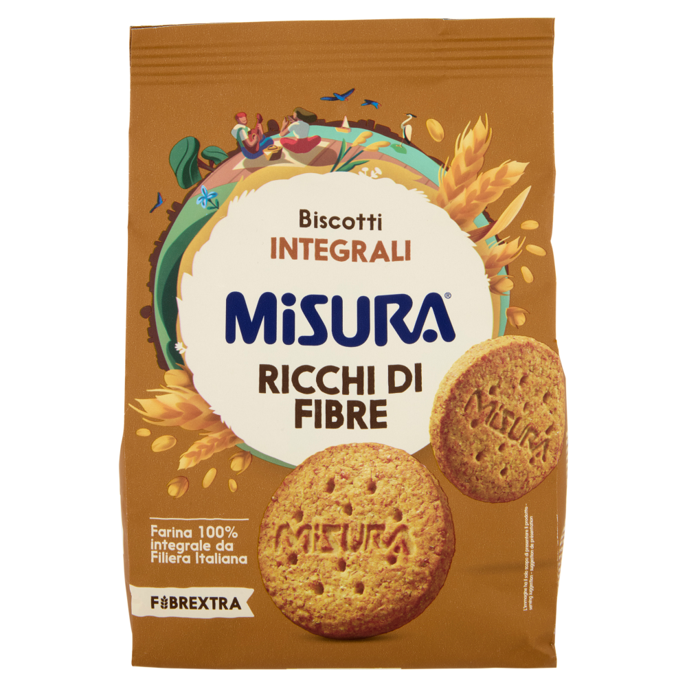 Misura Fibrextra Biscotti Integrali 380 g