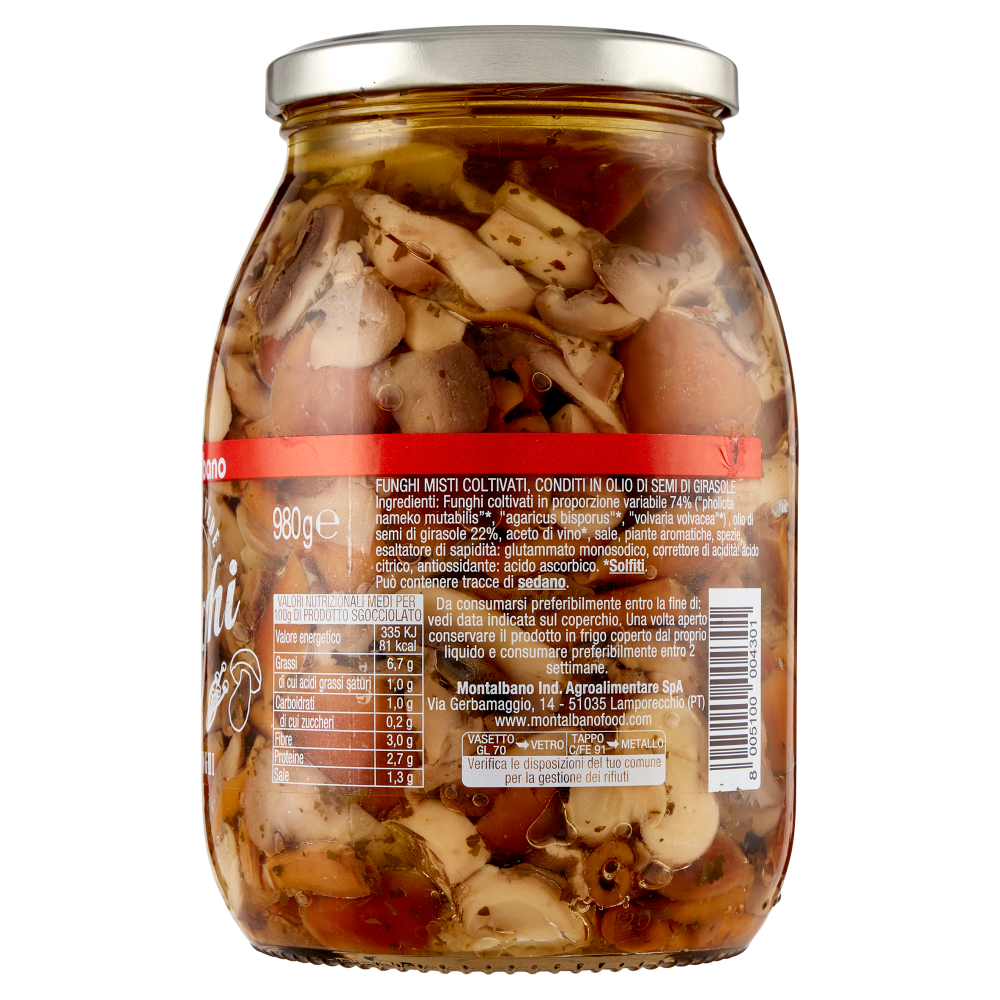 montalbano Misto Funghi 980 g