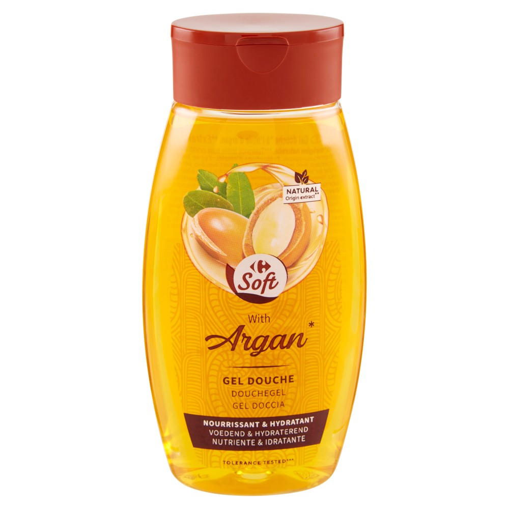 Carrefour Soft with Argan* Gel Douche 250 ml