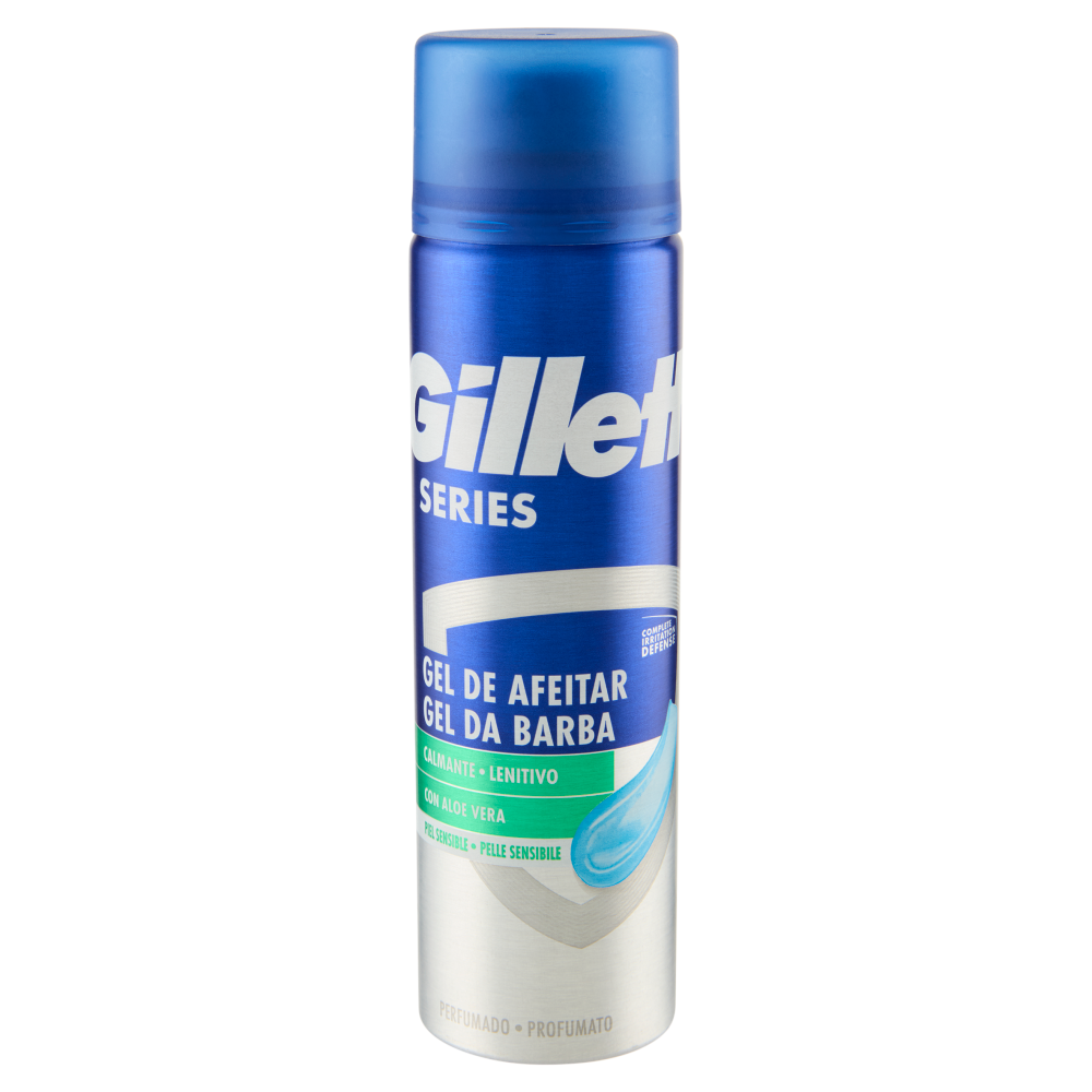Gillette Series Gel da Barba Lenitivo, 200ml