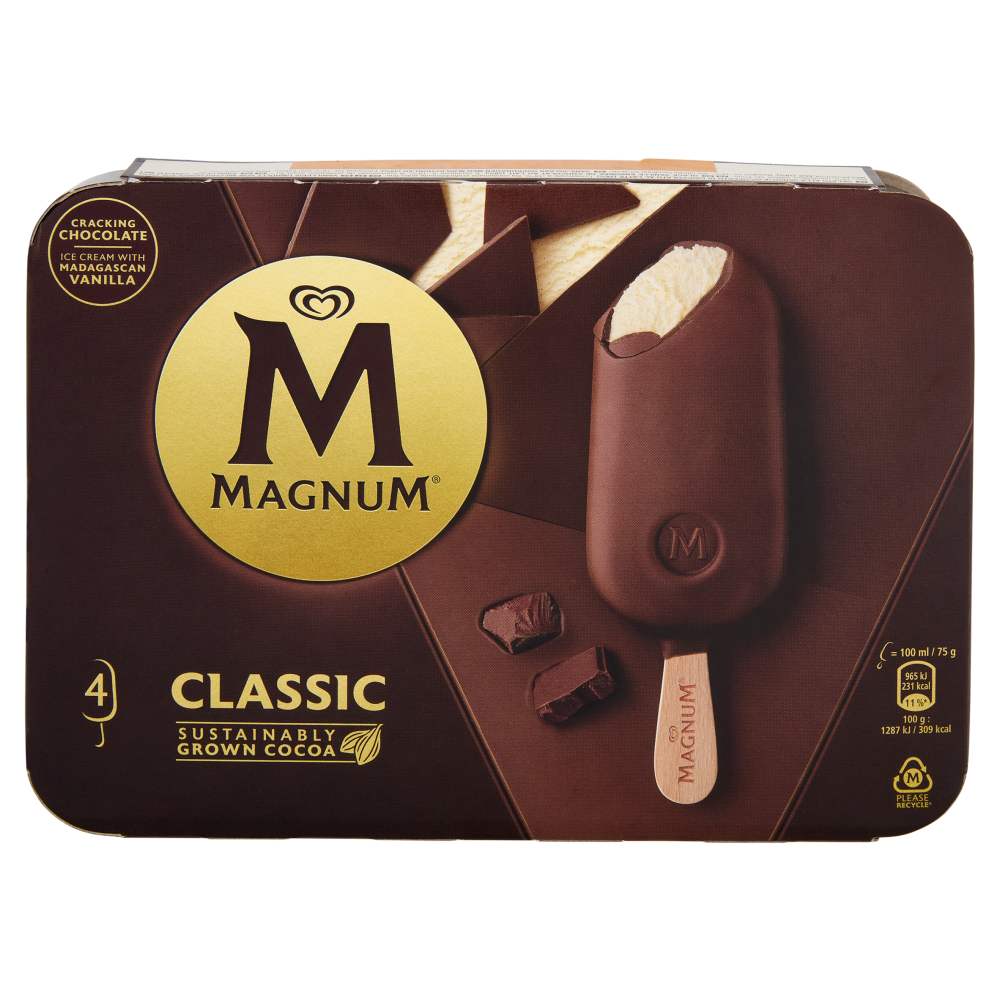 Magnum Classic 4 gelati 300 g