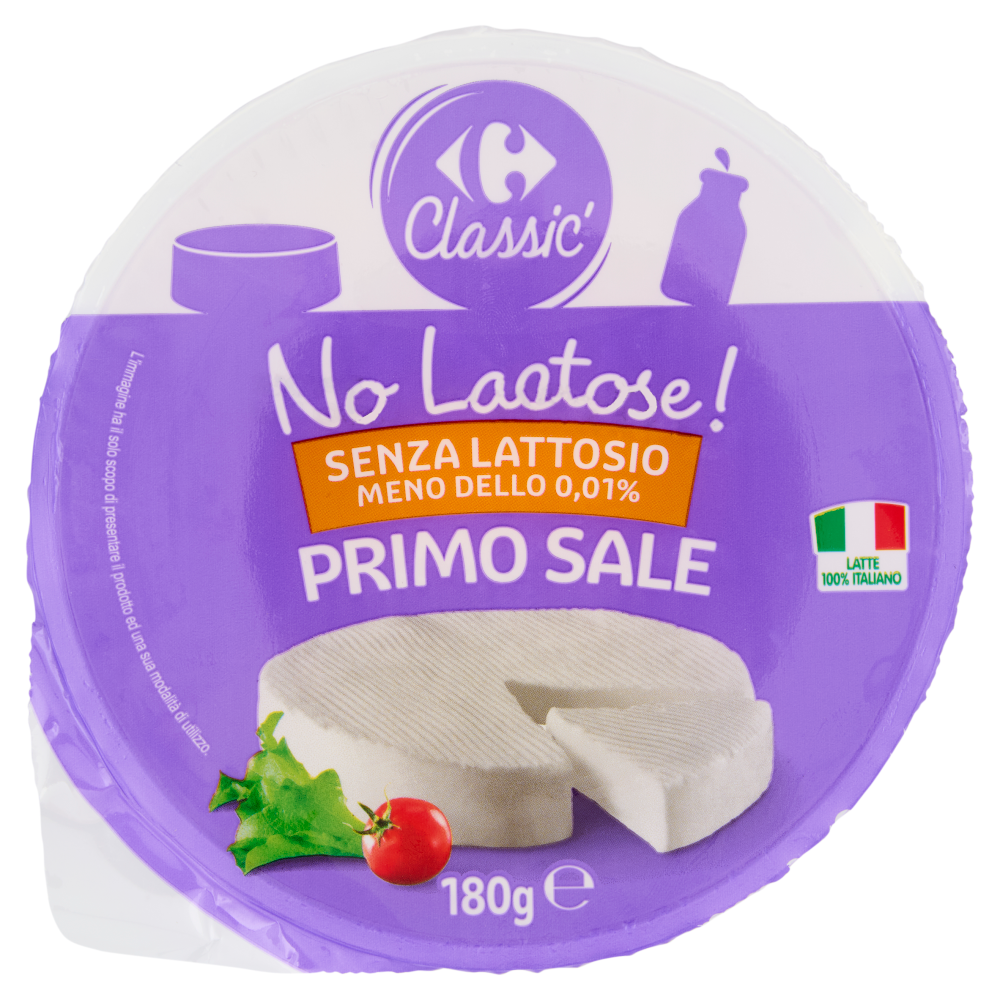 Carrefour Classic Senza Lattosio Primo Sale 180 g
