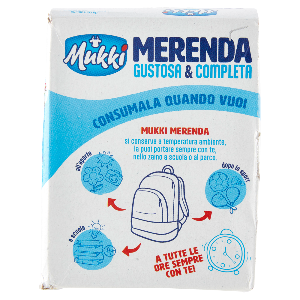 Mukki Merenda Latte al cacao 200 ml + Biscotti Corsini 20 g