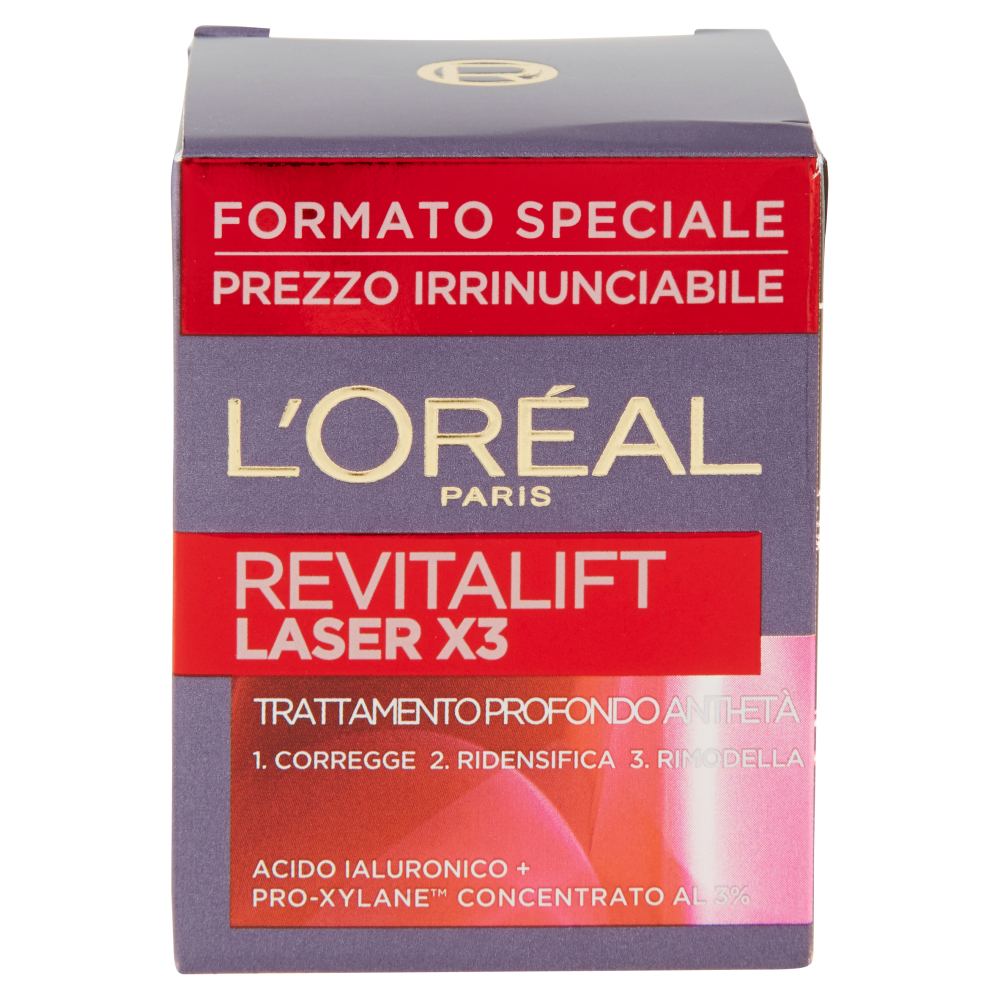 L'Or&eacute;al Paris Revitalift Laser X3 - Crema viso anti-et&agrave;, Giorno - 15 ml