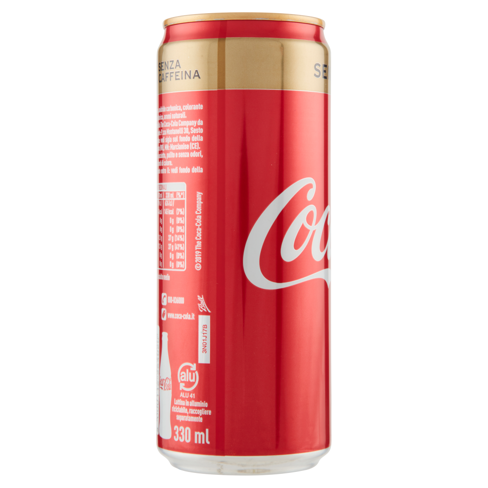 COCA-COLA Senza Caffeina Lattina 330 ml