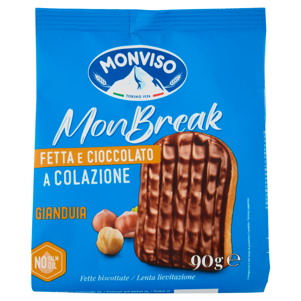 Monviso Monbreak Gianduia Fette biscottate 90 g	