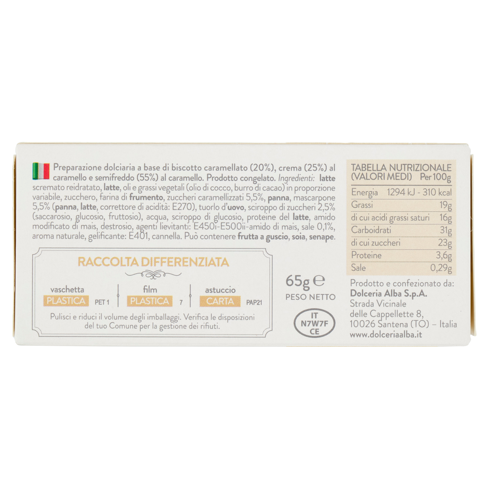 Dolcerialba Dolc'Ego Caramello Salato 65 g