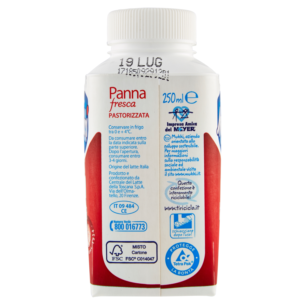 Mukki la Panna fresca 250 ml