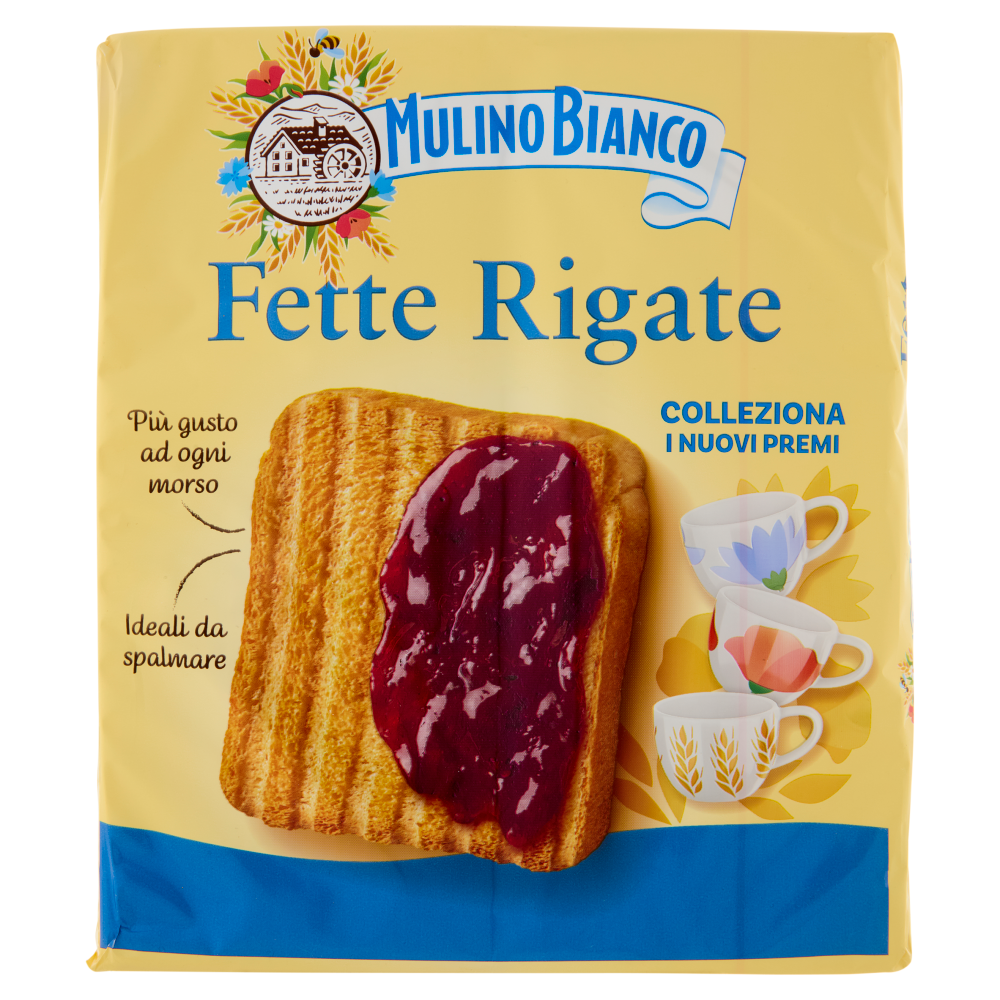 Mulino Bianco Fette Biscottate Rigate 315g