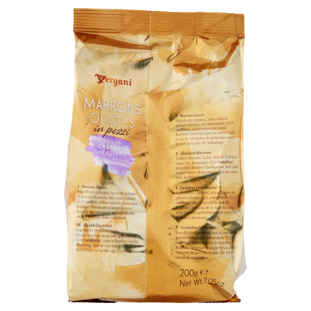 Vergani Marrons Glacés in pezzi 200 g