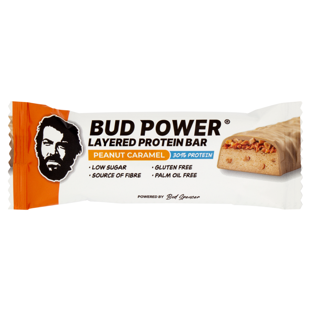Bud Power Layered Protein Bar Peanut Caramel 50 g