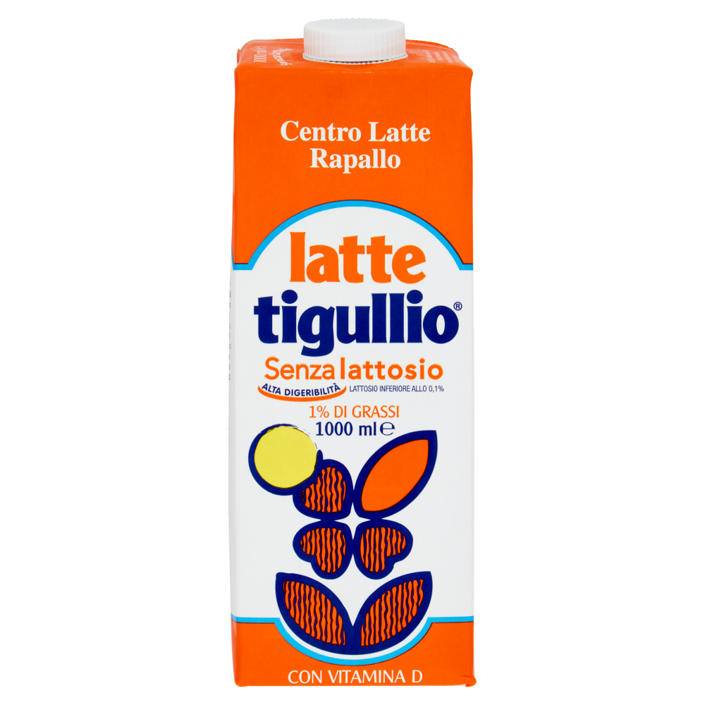 latte tigullio Senza Lattosio 1% di Grassi 1000 ml