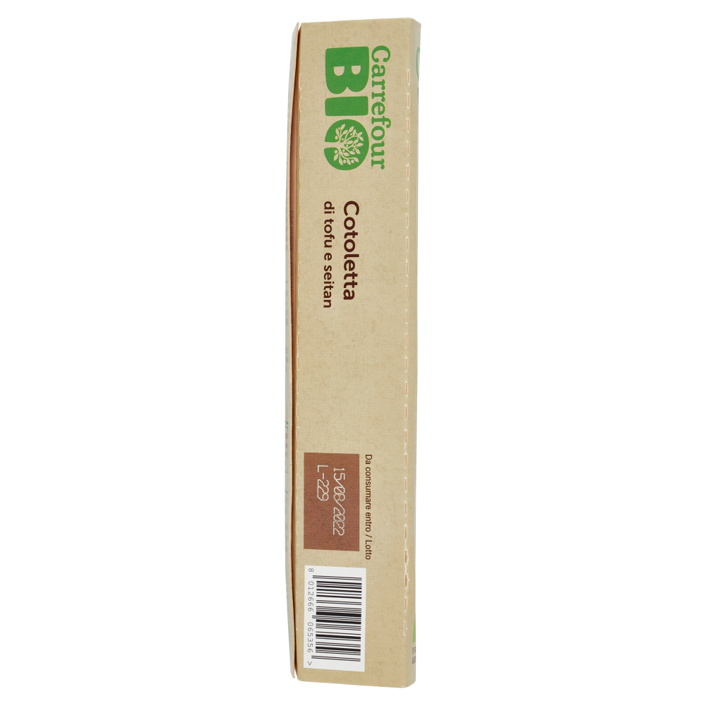 Carrefour Bio Cotoletta di tofu e seitan 2 x 80 g