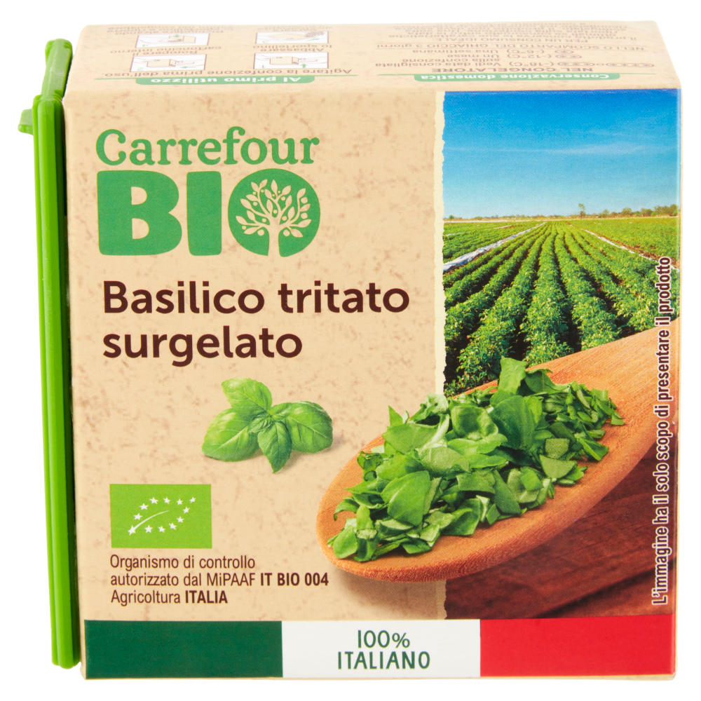 Carrefour Bio Basilico tritato surgelato 50 g