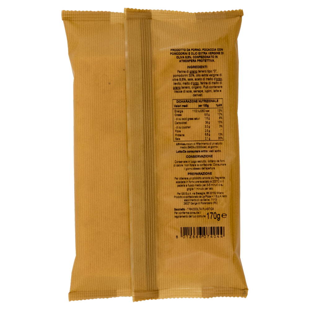 Carrefour il Mercato Focaccia con Pomodorini 170 g