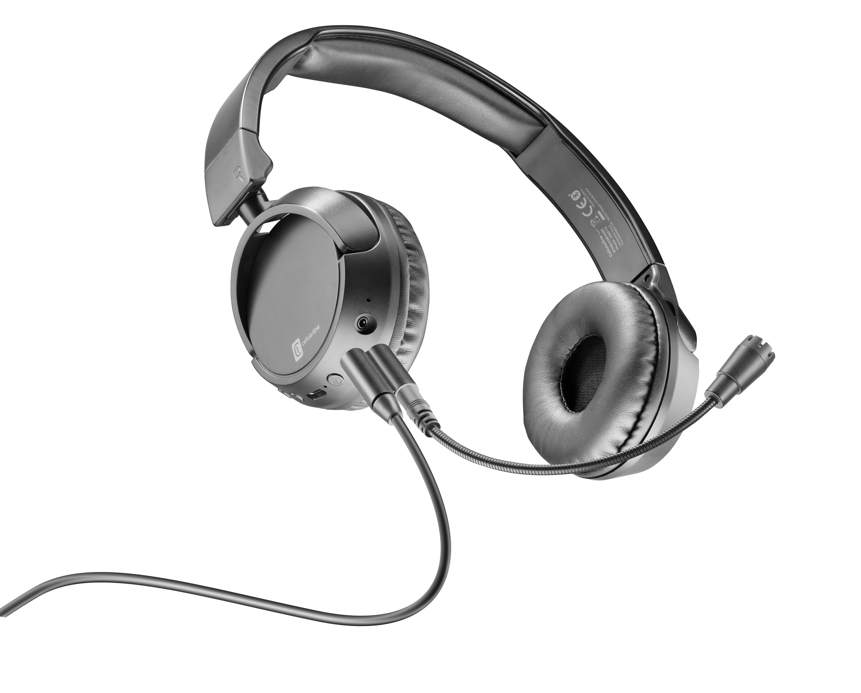 Cellularline HOME & OFFICE - TASK Cuffia con microfono rimovibile