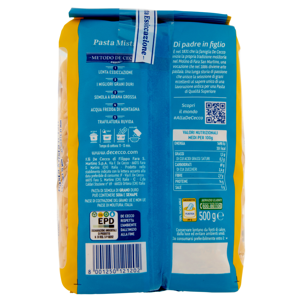 De Cecco Pasta Mista n°120 500 g
