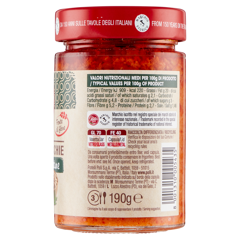 Polli I Condimenti Salsa alle Lenticchie 190 g