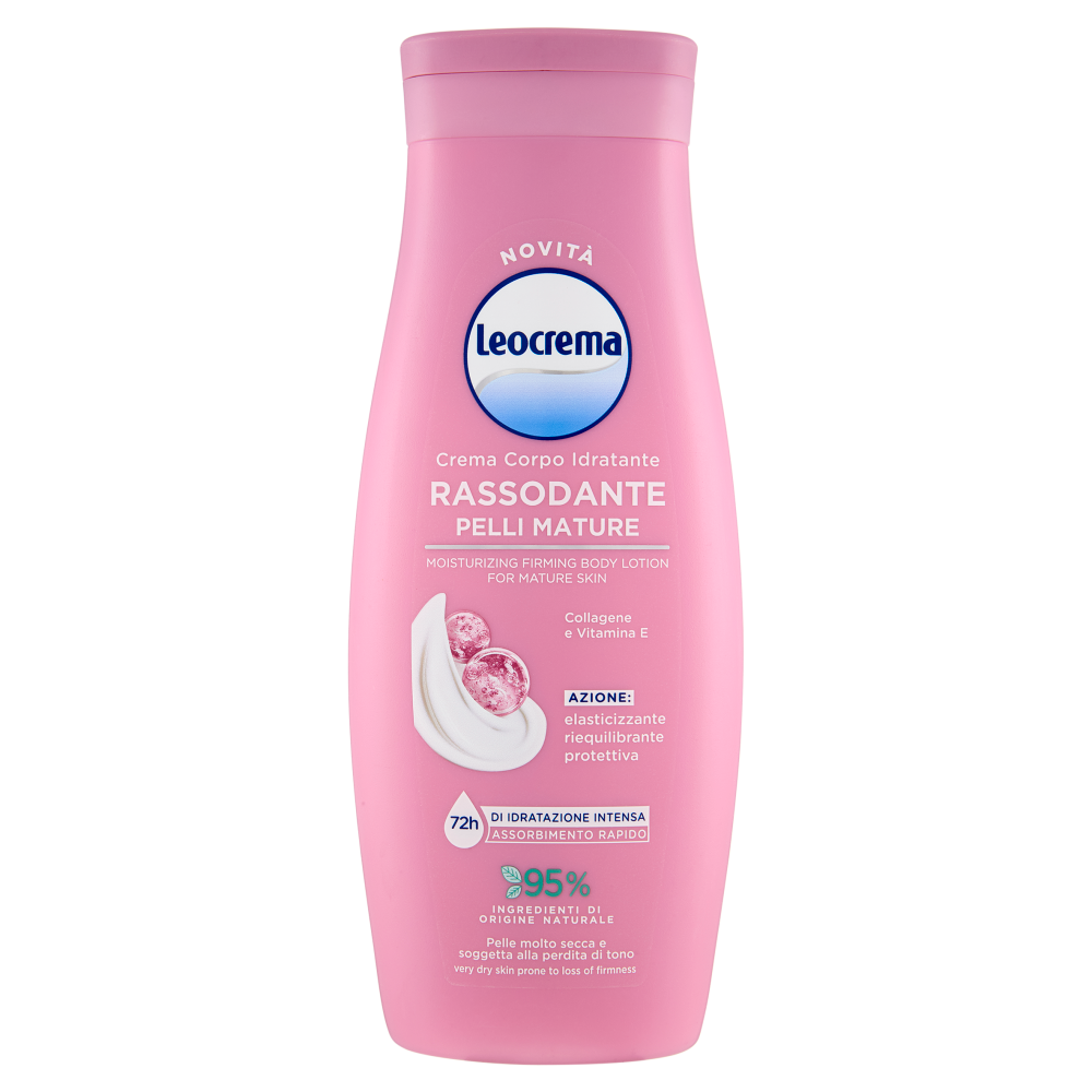 Leocrema Crema Corpo Idratante Rassodante Pelli Mature 400 ml