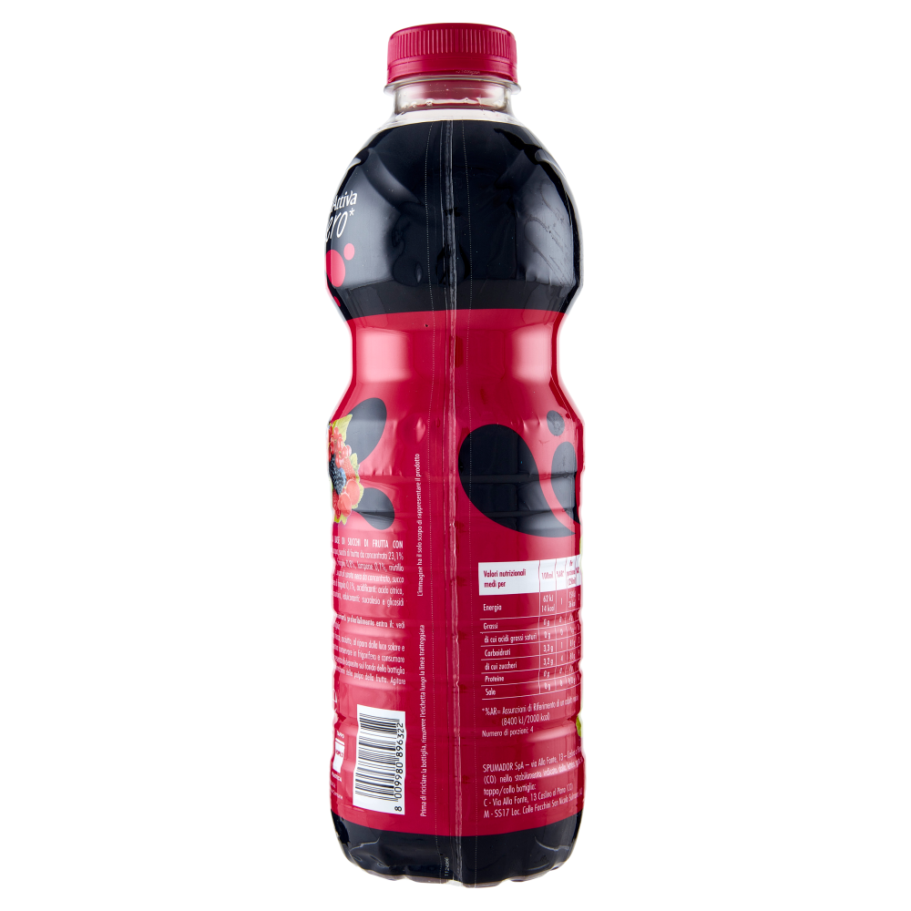 SanAttiva Zero* Frutti Rossi 1 L