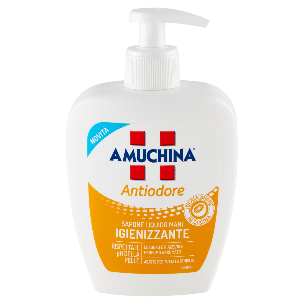Amuchina Antiodore Sapone Liquido Mani Igienizzante 250 ml