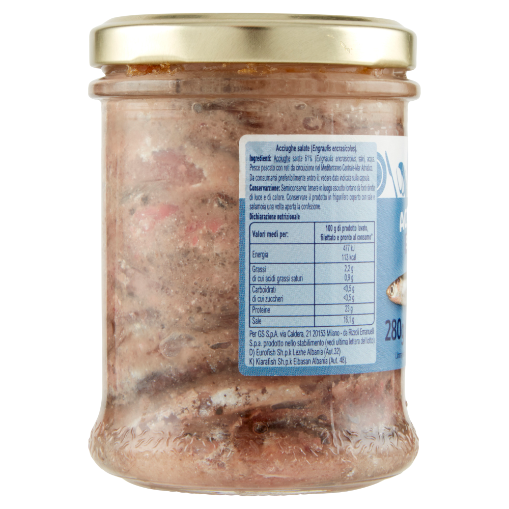 Carrefour Classic Acciughe Salate 280 g