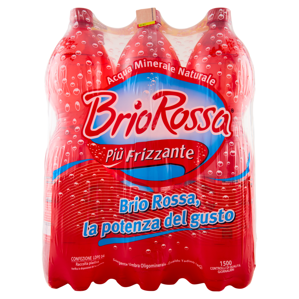 Brio Rossa Più Frizzante Gualdo Tadino 6 x 1,5 litri