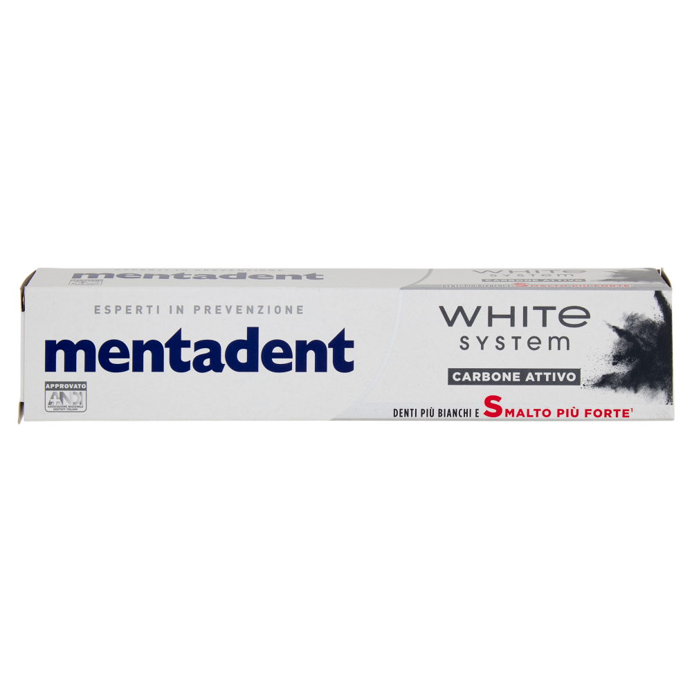 Mentadent White System Carbone Attivo 75 ml