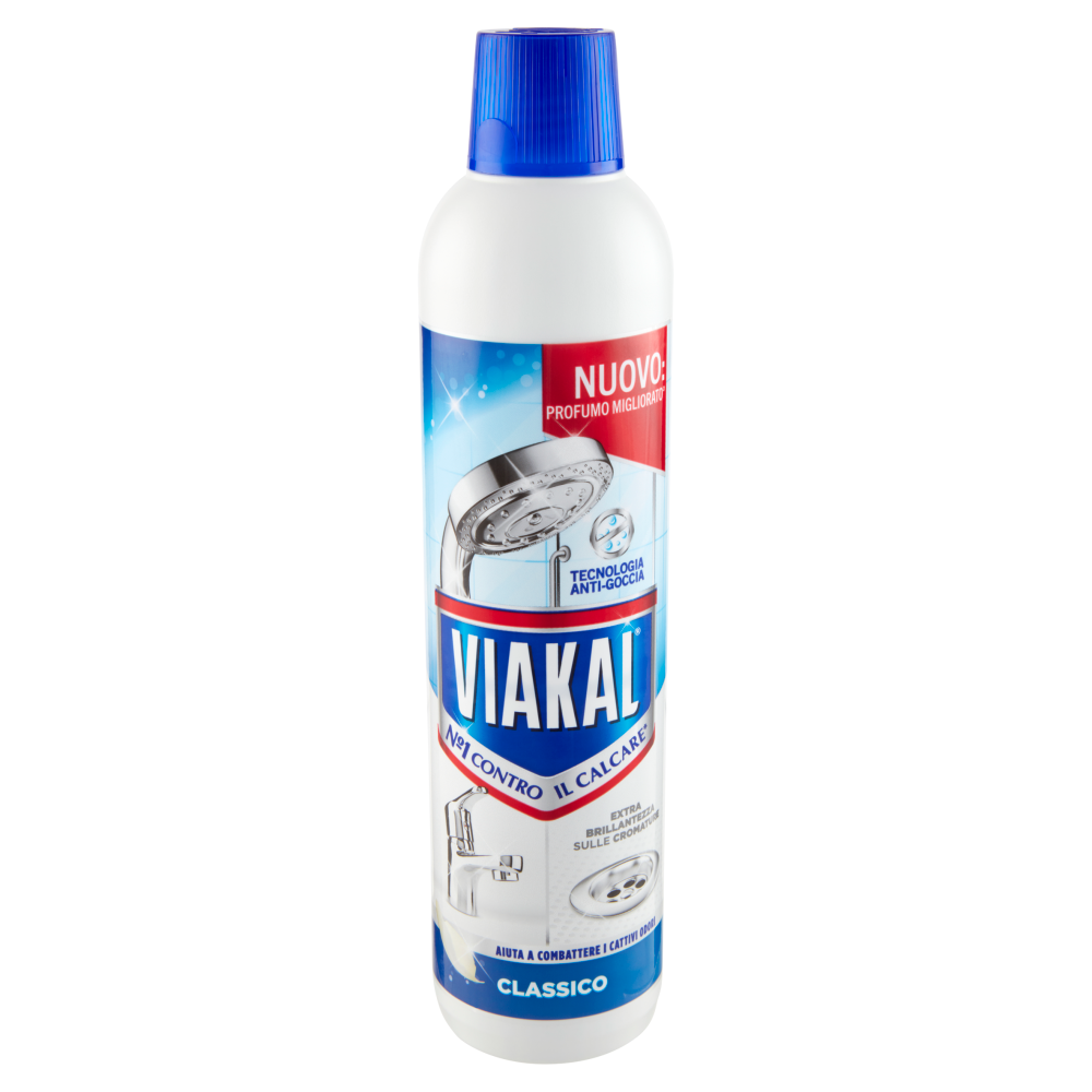 Viakal Detersivo Anticalcare Bagno e Cucina Classico Liquido 720 ml