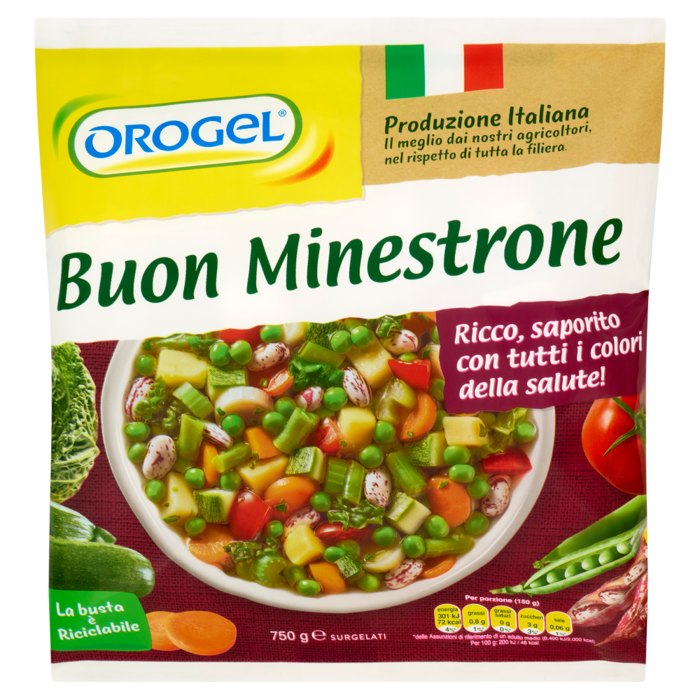 Orogel Buon Minestrone Surgelati 750 g
