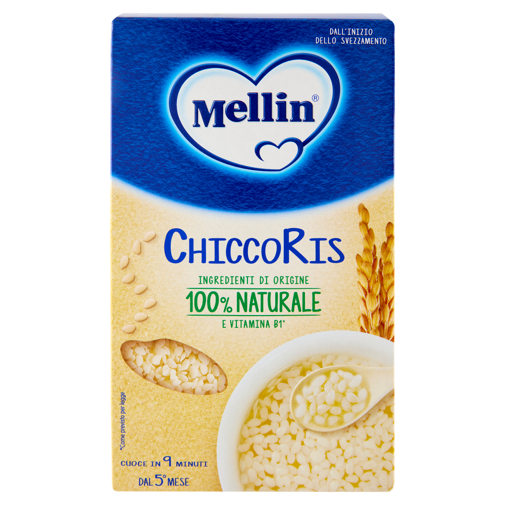 MELLIN ChiccoRis, Alimento a Base di Cereali, dal 5&deg; mese, 320g