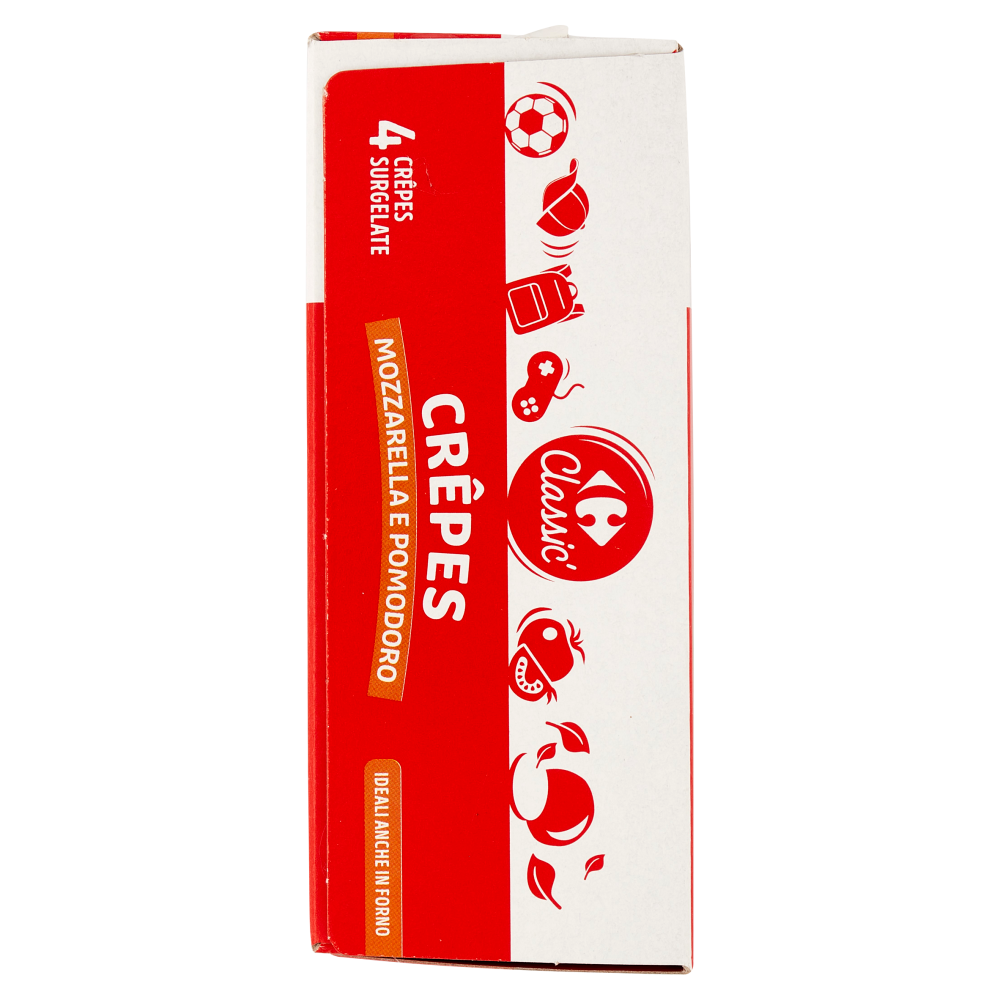 Carrefour Classic Crêpes Mozzarella e Pomodoro 4 x 62,5 g