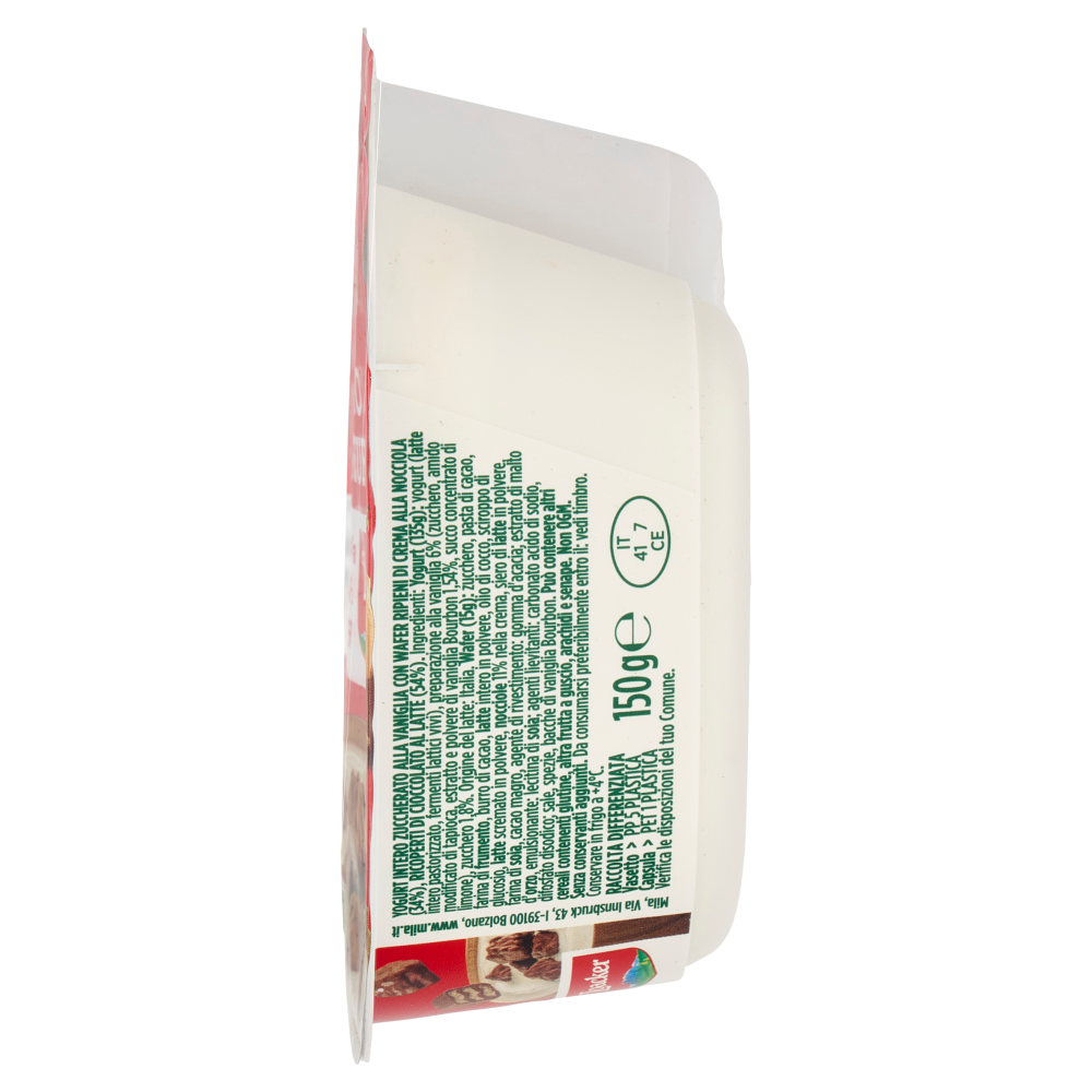 mila Gusto+Gusto Yogurt Bianco vaniglia + Choco Wafer Napolitaner 150 g